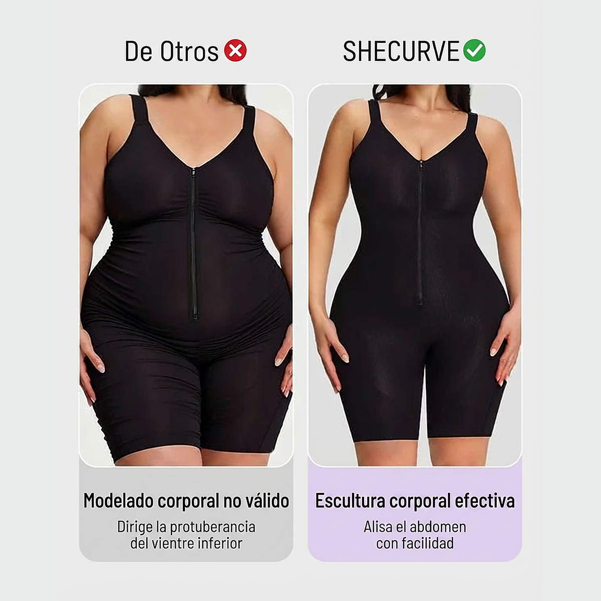 Faja Broche Easy Slide - Control Abdomen y Efecto Push Up