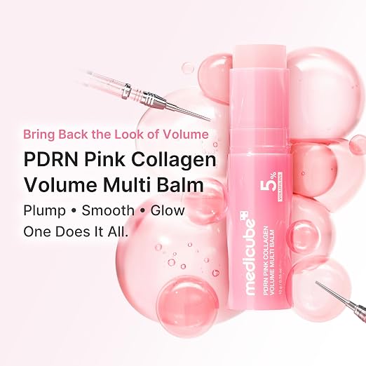 Medicube Bálsamo PDRN Rosa + Colágeno | Efecto Volumen y Piel Radiante