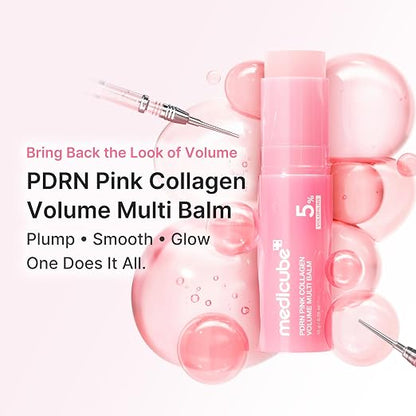 Medicube Bálsamo PDRN Rosa + Colágeno | Efecto Volumen y Piel Radiante