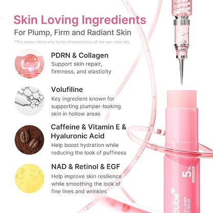 Medicube Bálsamo PDRN Rosa + Colágeno | Efecto Volumen y Piel Radiante