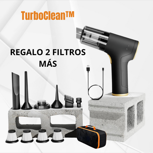 TurboClean™ -Aspiradora Potente 6 ES 1 + 2 FILTROS GRATIS