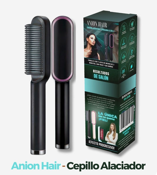 Anion Hair - Cepillo Alaciador