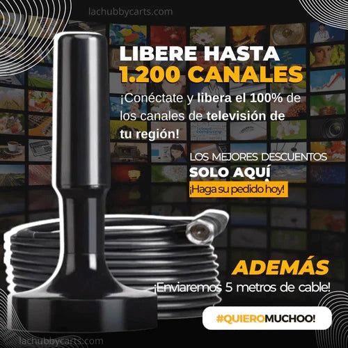 PROMOCIÓN ANTENA HDTV 4K Para Todos Los Televisores - ÚLTIMAS UNIDADES EN STOCK