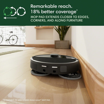 Robot Aspirador 2 en 1 | Limpieza Inteligente y Autovaciado